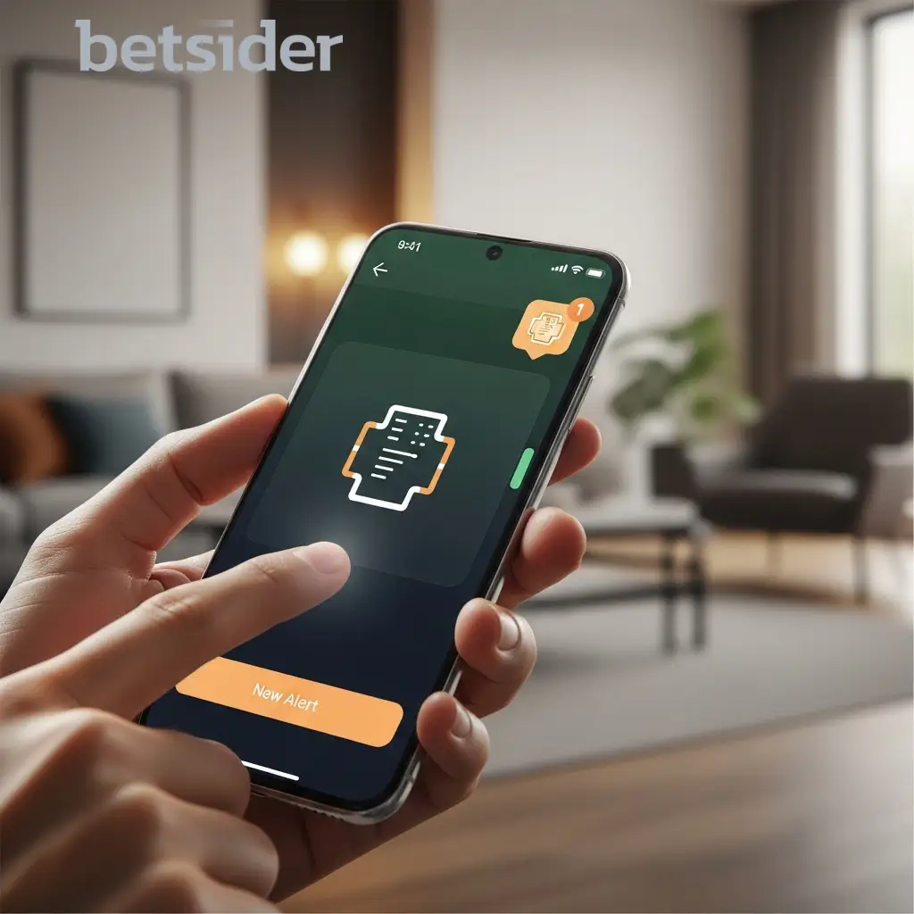 Smartphone showing a security alert for an unofficial app download